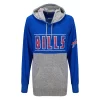 Ladies Bills Zubaz Crossover Hooded Sweatshirt
