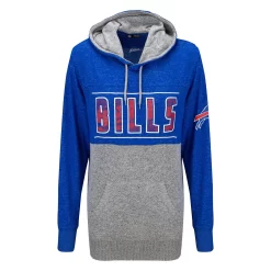 Ladies Bills Zubaz Crossover Hooded Sweatshirt