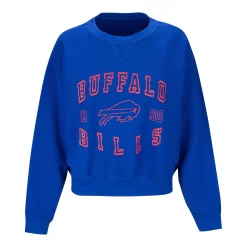 Ladies Bills Wear By Erin Andrews Vintage Rib Knit Long Sleeve T-Shirt