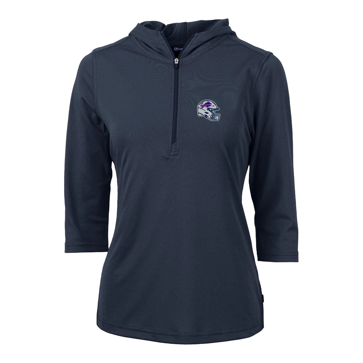 Ladies Cutter & Buck Virtue Eco Pique Half Zip Hooded Pullover 1 Ladies Cutter & Buck Virtue Eco Pique Half Zip Hooded Pullover