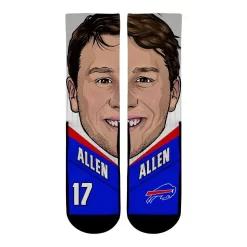 Bills Josh Allen Game Face Socks