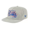 Bills New Era Gray Corduroy Golfer Snapback Adjustable Hat