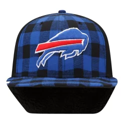 New Era Bills 59FIFTY Dog Ear Plaid Fitted Hat -SportThreads BILLMH1150E