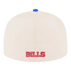 New Era Bills 59FIFTY Chrome Script Fitted Hat -SportThreads BILLMH1168D