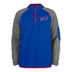 New Era Bills Team Logo 1/4 Zip Jacket