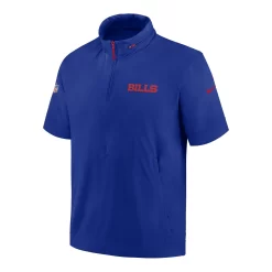Bills Nike Sideline Lightweight Coach Short Sleeve Jacket