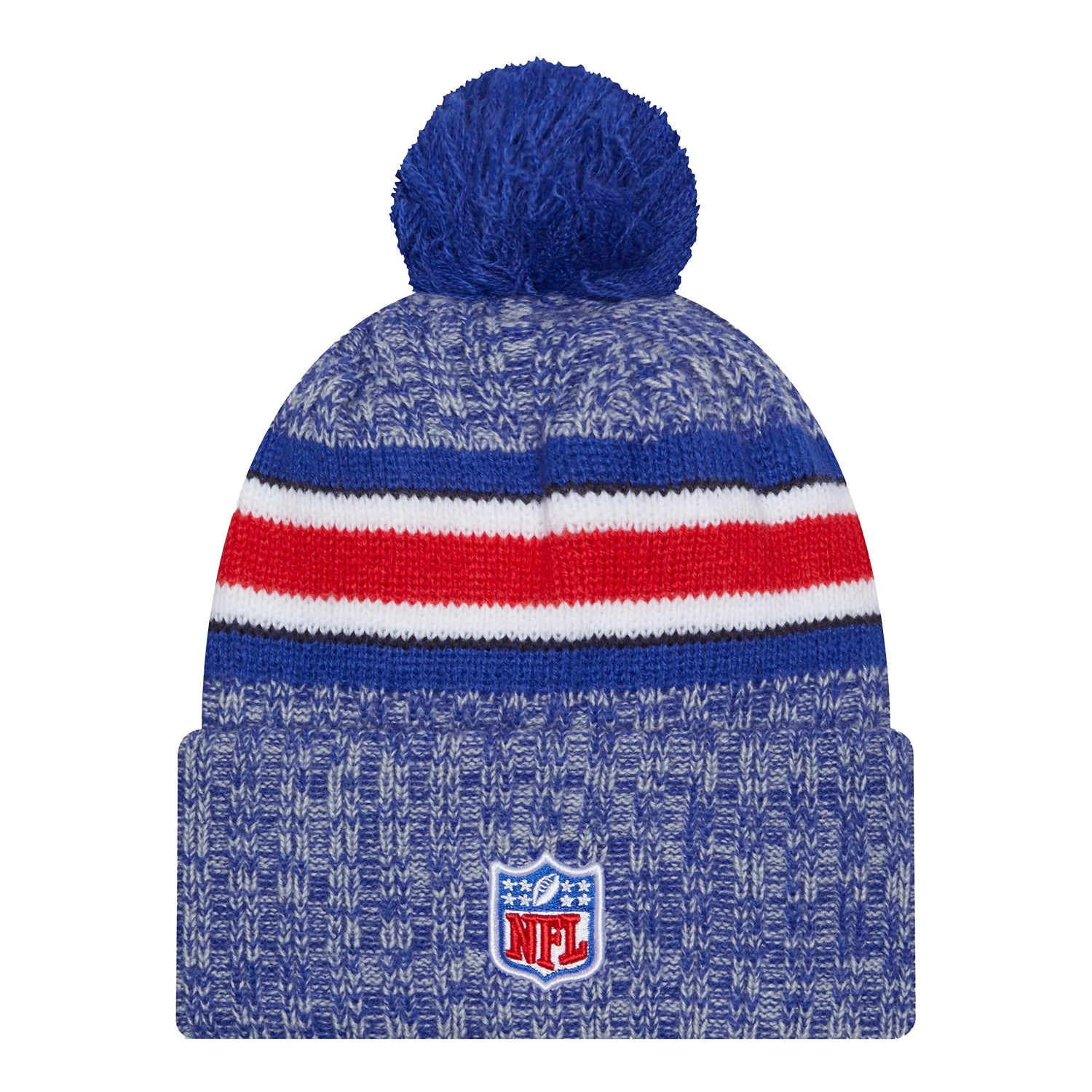 Bills 2023 New Era Sideline Cuffed Pom Knit Hat 2 Bills 2023 New Era Sideline Cuffed Pom Knit Hat - Image 2