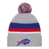 New Era Bills Heathered Pom Knit Hat