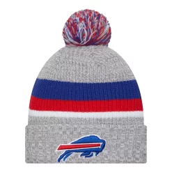 New Era Bills Heathered Pom Knit Hat
