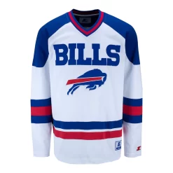 Starter Buffalo Bills Hockey Jersey Pullover Sweatshirt