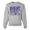 Zubaz Buffalo Bills Wordmark Crewneck Sweatshirt