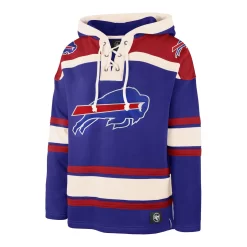'47 Brand Bills Superior Lace Up Pullover Sweatshirt
