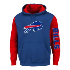 Profile Big & Tall Bills Contrast Pullover Sweatshirt