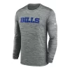 Nike Buffalo Bills Drifit Wordmark Velocity Long Sleeve T-Shirt