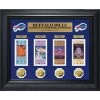 Buffalo Bills 4 Consecutive Super Bowl Appearances Deluxe Ticket & Game Coin Collection