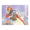 Eric Moulds Signed Running Full Speed With Let's Go Buffalo 11x14 Photo