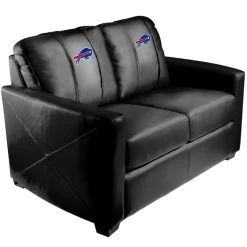 Dreamseat Bills Silver Loveseat With Primary Logo