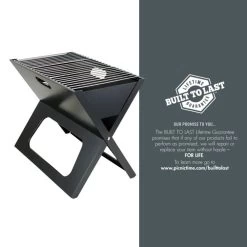 Picnic Time Bills X-Grill Portable Charcoal BBQ Grill 5 Picnic Time Bills X-Grill Portable Charcoal BBQ Grill -SportThreads BILLNV525900E
