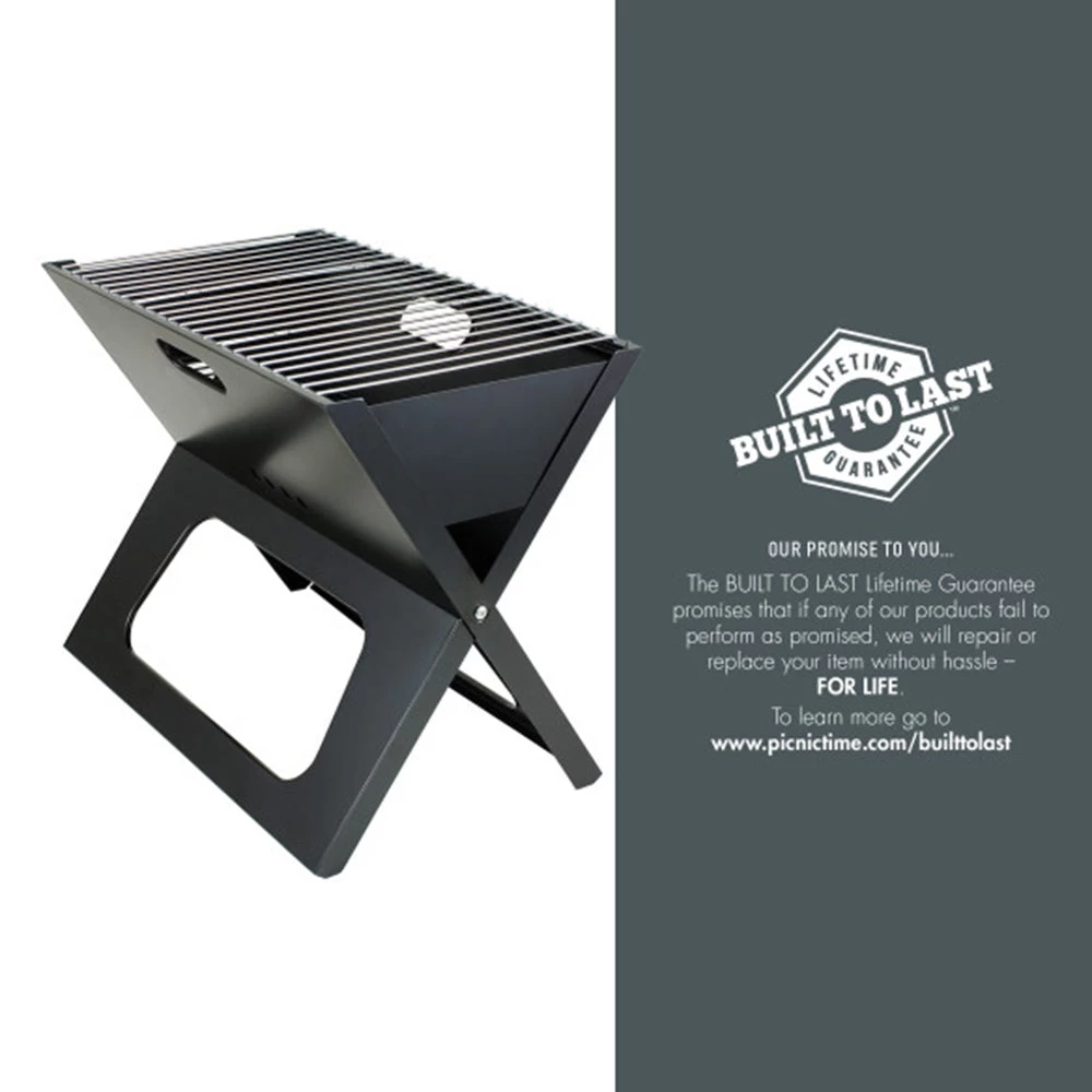 Picnic Time Bills X-Grill Portable Charcoal BBQ Grill 3 Picnic Time Bills X-Grill Portable Charcoal BBQ Grill - Image 3
