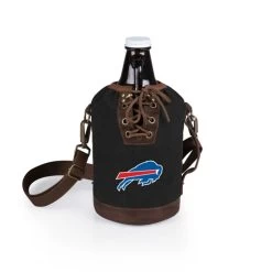 Picnic Time Bills Glass Growler W/ Tote