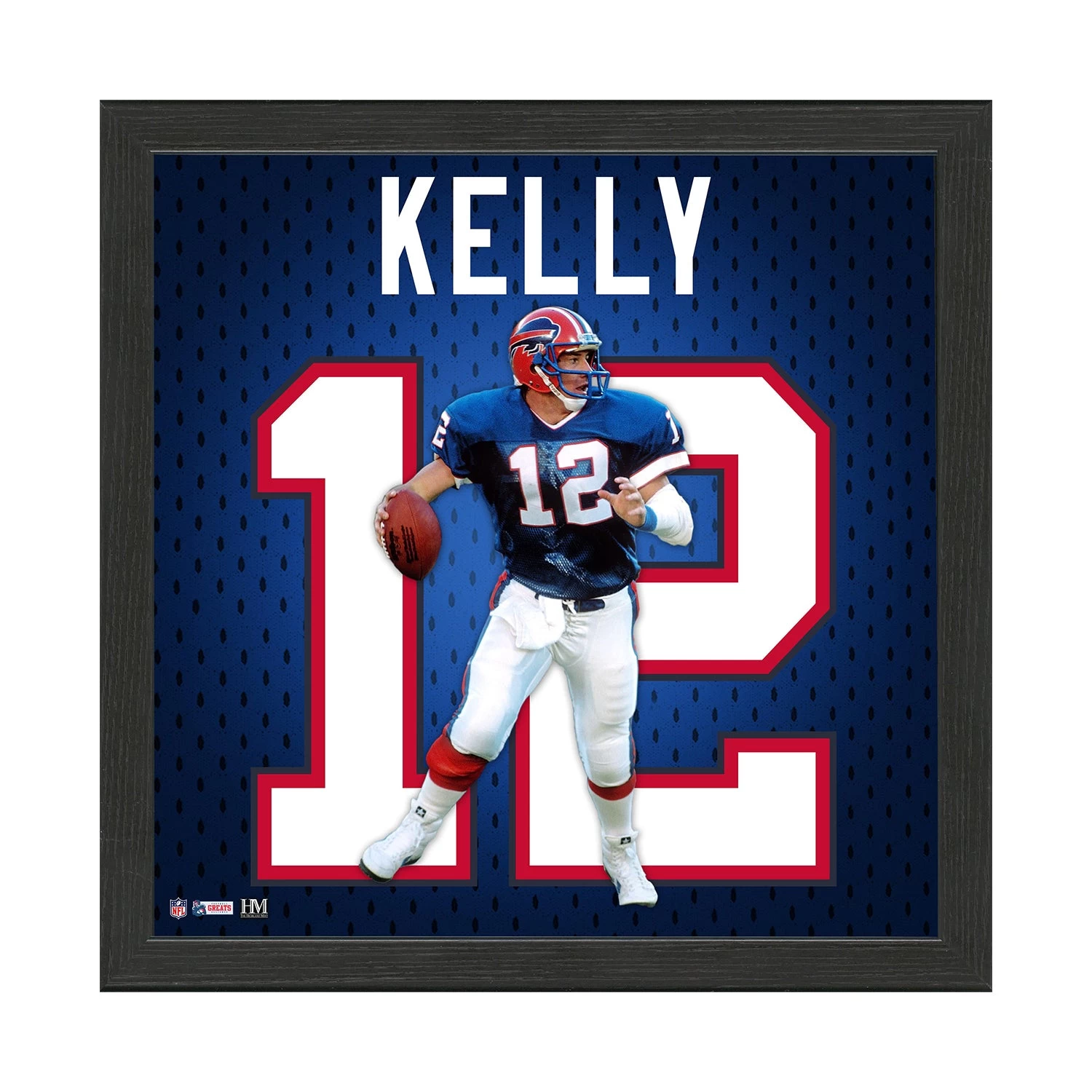 Highland Mint Jim Kelly Buffalo Bills Jersey IMPACT Frame 1 Highland Mint Jim Kelly Buffalo Bills Jersey IMPACT Frame