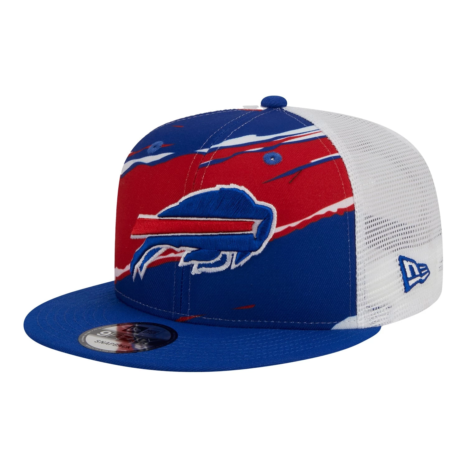 NEW ERA Youth Bills Logo Tear Snapback Hat 1 NEW ERA Youth Bills Logo Tear Snapback Hat