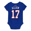 Outerstuff Buffalo Bills Josh Allen Name And Number Onesie