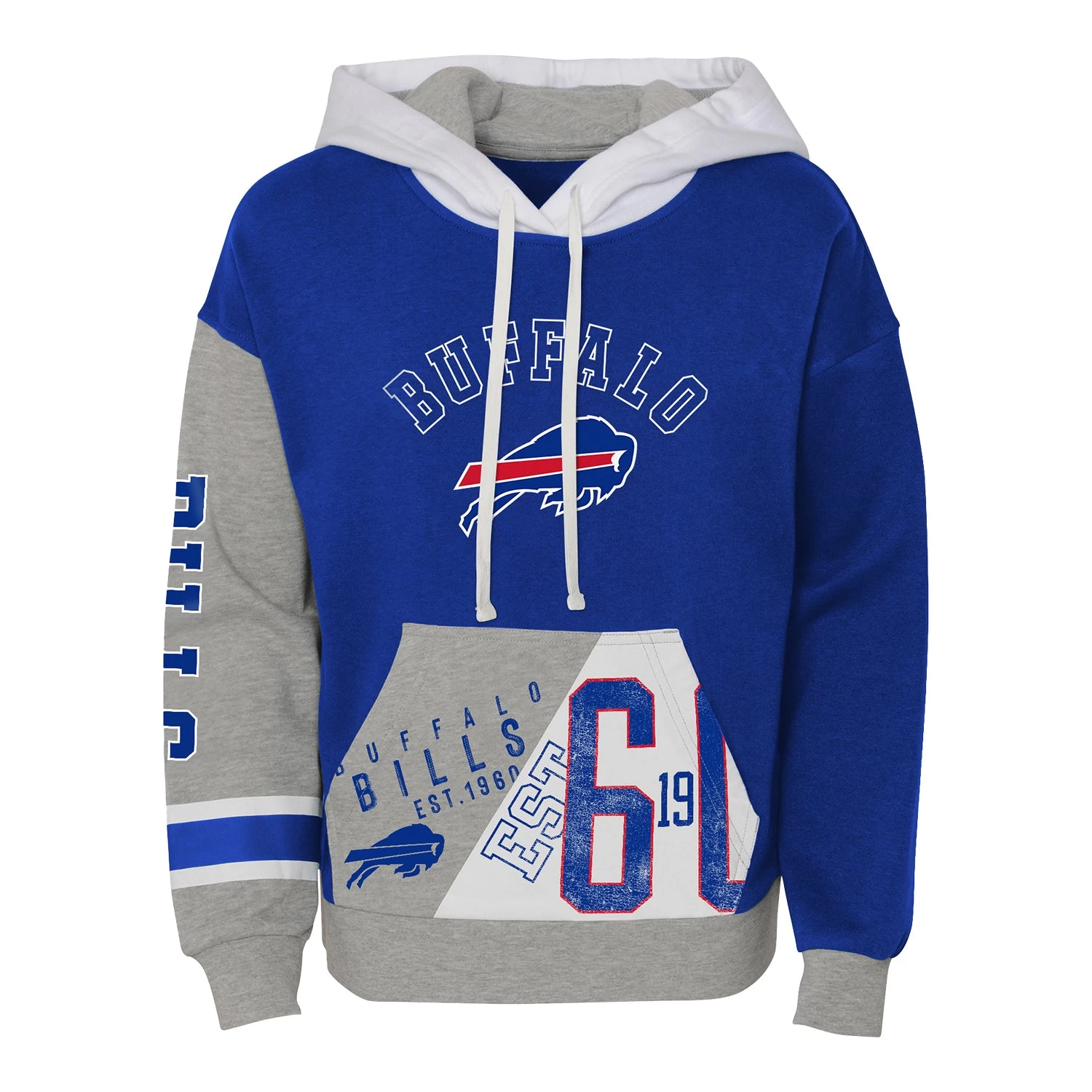 Outerstuff Youth Bills True Fan Hooded Sweatshirt 1 Outerstuff Youth Bills True Fan Hooded Sweatshirt