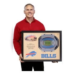 Buffalo Bills 25 Layer StadiumView 3D Wall Art -SportThreads buffalo bills 25 swa alt3